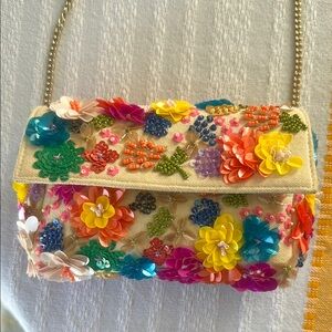 Floral Embellished Women's Bag